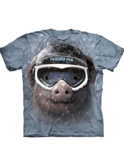 T-shirt - Mountain Powder Pig