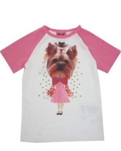T-shirt - Me Too Dog Pink