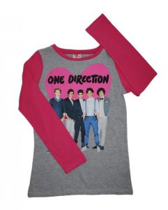 T-shirt - One Direction Heart Pink