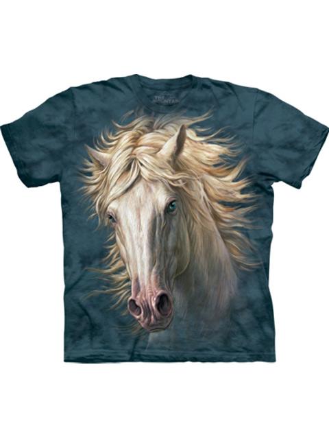 T-shirt - Mountain White Horse