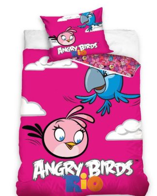Sengetøj - Angry Birds Rio