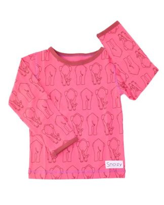 T-shirt - Snoozy Pink Elephant LS