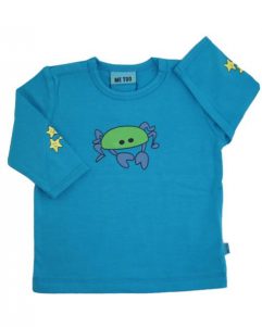 T-shirt - Me Too Blå Krabbe