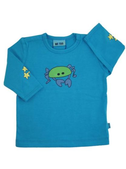 T-shirt - Me Too Blå Krabbe
