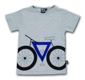 T-shirt med Cykel grå fra Ubang